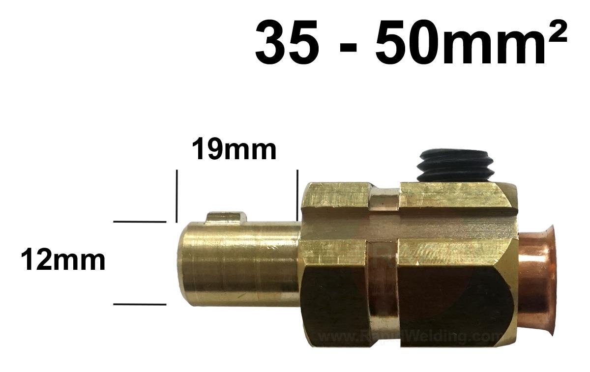 BO3CP50  Dinse Type Cable Plug For  35 To 50 mm Sq Welding Cable